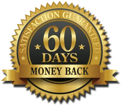60-Day Money Back Guarantee Seal